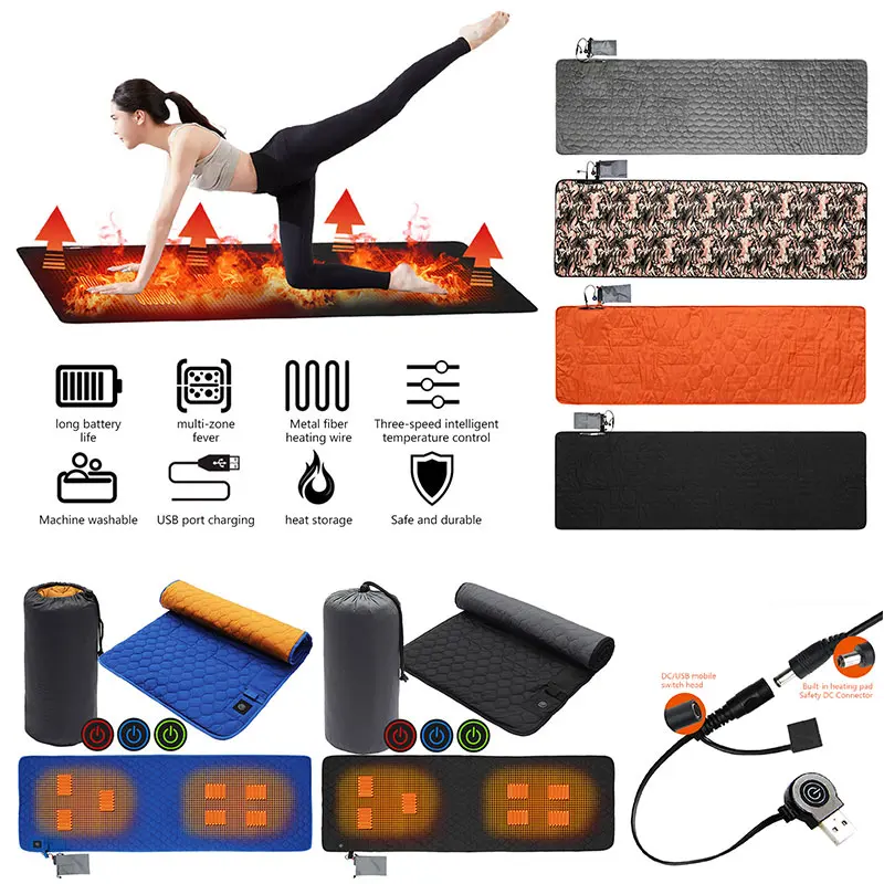 Heating Mat USB Heating Sleeping Mat Insulation Camping Heated Sleeping Mattress Sleeping Bag Mattress Outdoor Supplies
Heating Mat USB Heating Sleeping Mat Insulation Camping Heated Sleeping Mattress Sleeping Bag Mattress Outdoor Supplies
