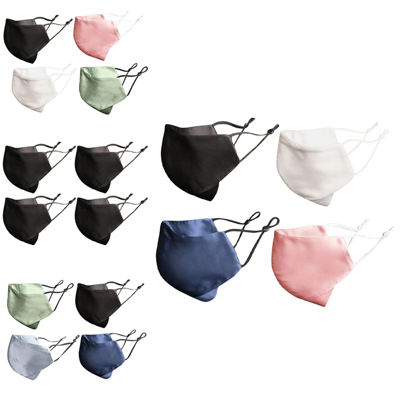 4 Pcs Silk Face Mask Thin Sunscreen Face Mask Breathable Double Mulberry Silk Sunshade Silk Face Mask
4 Pcs Silk Face Mask Thin Sunscreen Face Mask Breathable Double Mulberry Silk Sunshade Silk Face Mask