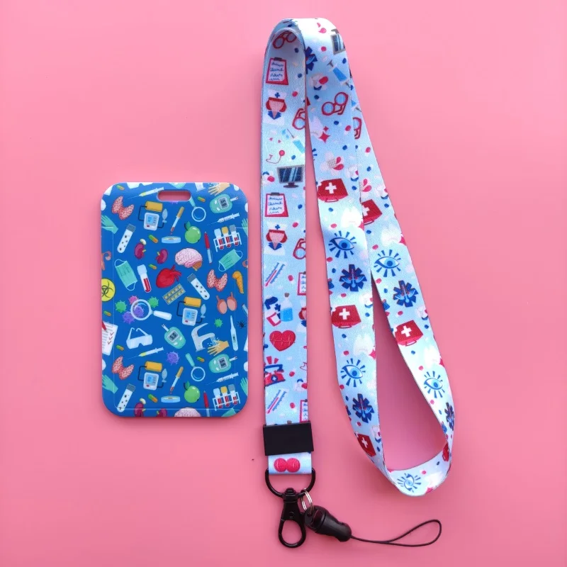 Doctor Cute ID Badge Holder Hard Case with Neck Lanyard Bus Card Holder Keychain Strip Set for Women Kids
Doctor Cute ID Badge Holder Hard Case with Neck Lanyard Bus Card Holder Keychain Strip Set for Women Kids