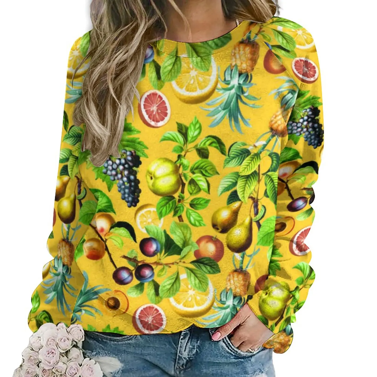 Pineapple Casual Hoodies Spring Tropical Fruit Print Y2k Hoodie Woman Long Sleeve Oversized Classic Graphic Sweatshirts
Pineapple Casual Hoodies Spring Tropical Fruit Print Y2k Hoodie Woman Long Sleeve Oversized Classic Graphic Sweatshirts