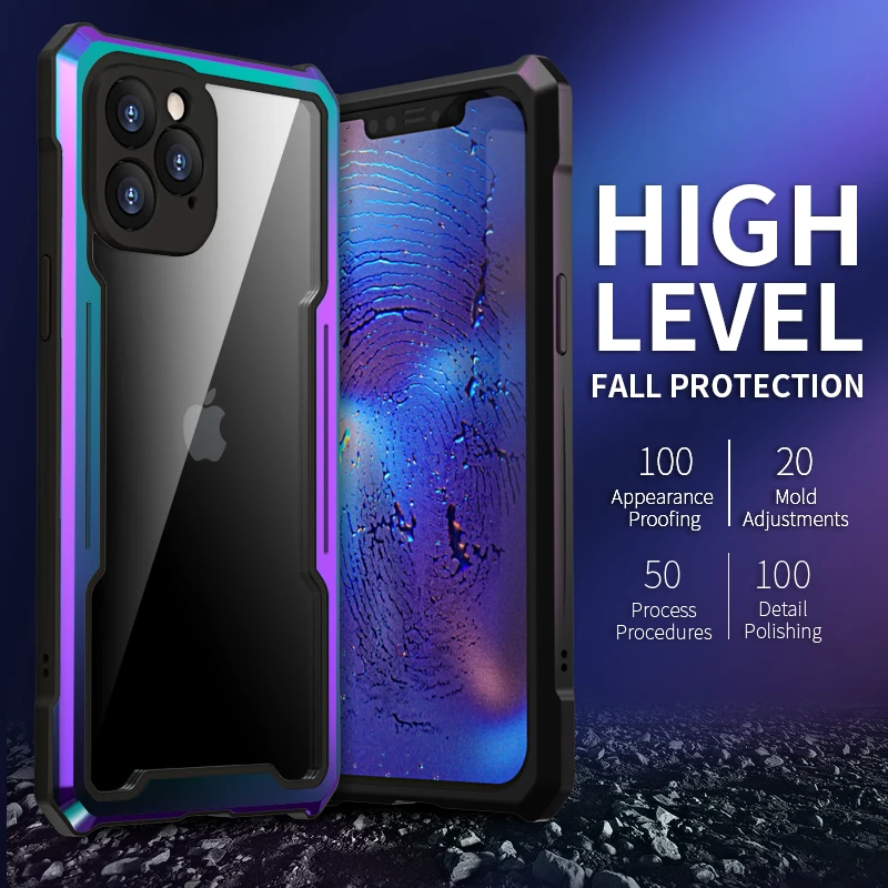 Противоударный бронированный чехол для iPhone 12 Pro MAX, цветной Радужный металлический бампер, противоударный Прозрачный чехол для iPhone 12 Mini
Противоударный бронированный чехол для iPhone 12 Pro MAX, цветной Радужный металлический бампер, противоударный Прозрачный чехол для iPhone 12 Mini