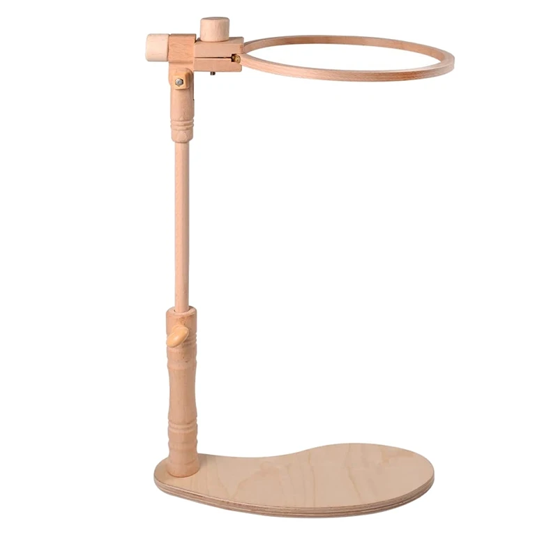 Embroidery Stand - Adjustable Rotated Cross Stitch Stand, Beech Wood Embroidery Hoop Stand Holder
Embroidery Stand - Adjustable Rotated Cross Stitch Stand, Beech Wood Embroidery Hoop Stand Holder