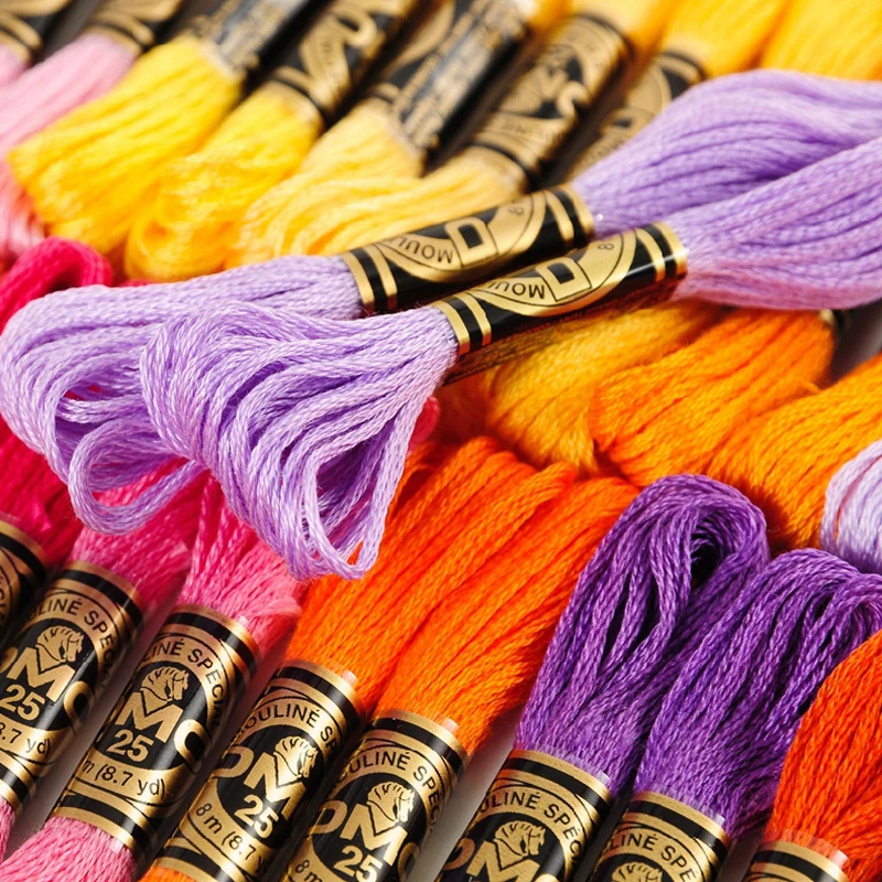 

447pcs/lot Choose Any Colors DMC Cross Stitch Embroidery Yarn Floss Thread 218usd Cross stitch threads Embroidery threads