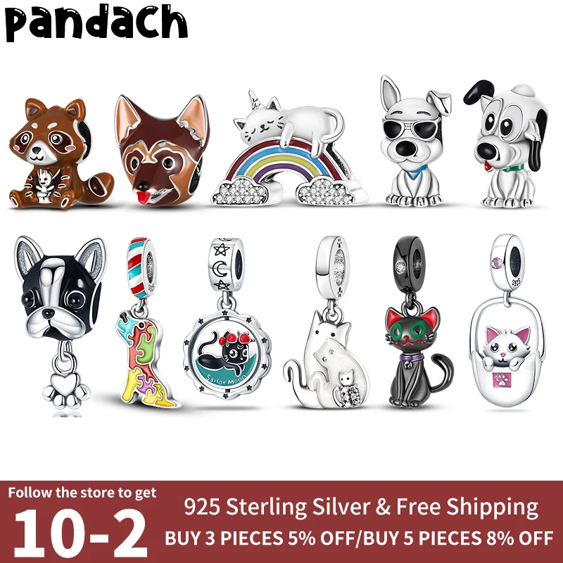925 Silver Color Kitty Dog Charms Beads Fit Pandora 925 Original Bracelets Women Silver Color Jewelry Diy Pendant Beads 2022 New
925 Silver Color Kitty Dog Charms Beads Fit Pandora 925 Original Bracelets Women Silver Color Jewelry Diy Pendant Beads 2022 New