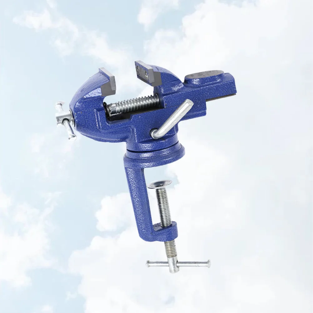 60mm Mini Household Mini Flat Table Vise Clamp-on Bench Vise Tool 360 Degree Rotaty Manual Bench Clamp for DIY Craft Jewelry
60mm Mini Household Mini Flat Table Vise Clamp-on Bench Vise Tool 360 Degree Rotaty Manual Bench Clamp for DIY Craft Jewelry