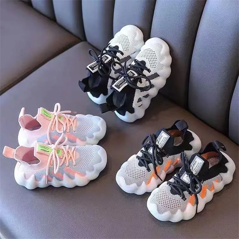 Baby Kids Sports Shoes for Girls Boys Flying Woven Breathable Coconut Sneakers Children's Soft-soled Casual Shoes Size 21-38
Baby Kids Sports Shoes for Girls Boys Flying Woven Breathable Coconut Sneakers Children's Soft-soled Casual Shoes Size 21-38