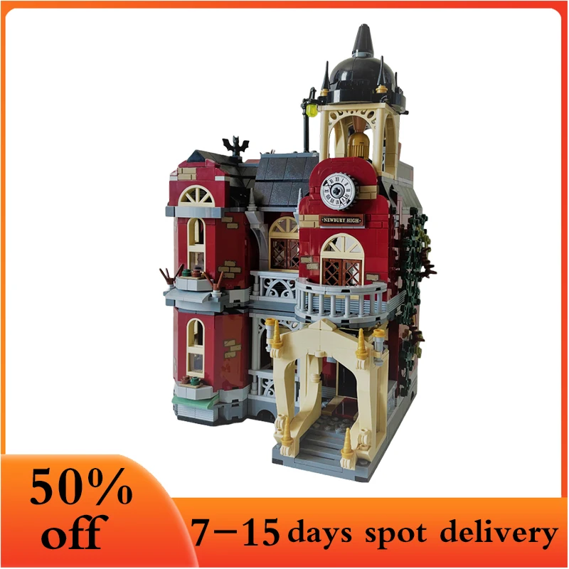 New bury High Schoo Modular Custom Alternative Build MOC Building Block Model Kit Architecture Construction Set Kid Gifts Toys
New bury High Schoo Modular Custom Alternative Build MOC Building Block Model Kit Architecture Construction Set Kid Gifts Toys