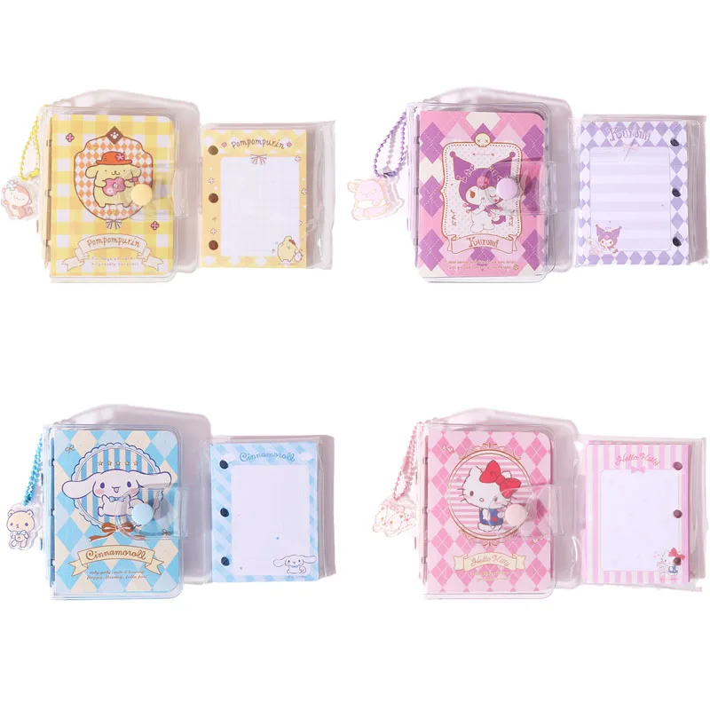 Kawaii Sanrioed Kittys Kuromi Cinnamoroll College Style Cartoon Cute Pendant Mini Portable Pocket Notebook Student Note Book
Kawaii Sanrioed Kittys Kuromi Cinnamoroll College Style Cartoon Cute Pendant Mini Portable Pocket Notebook Student Note Book