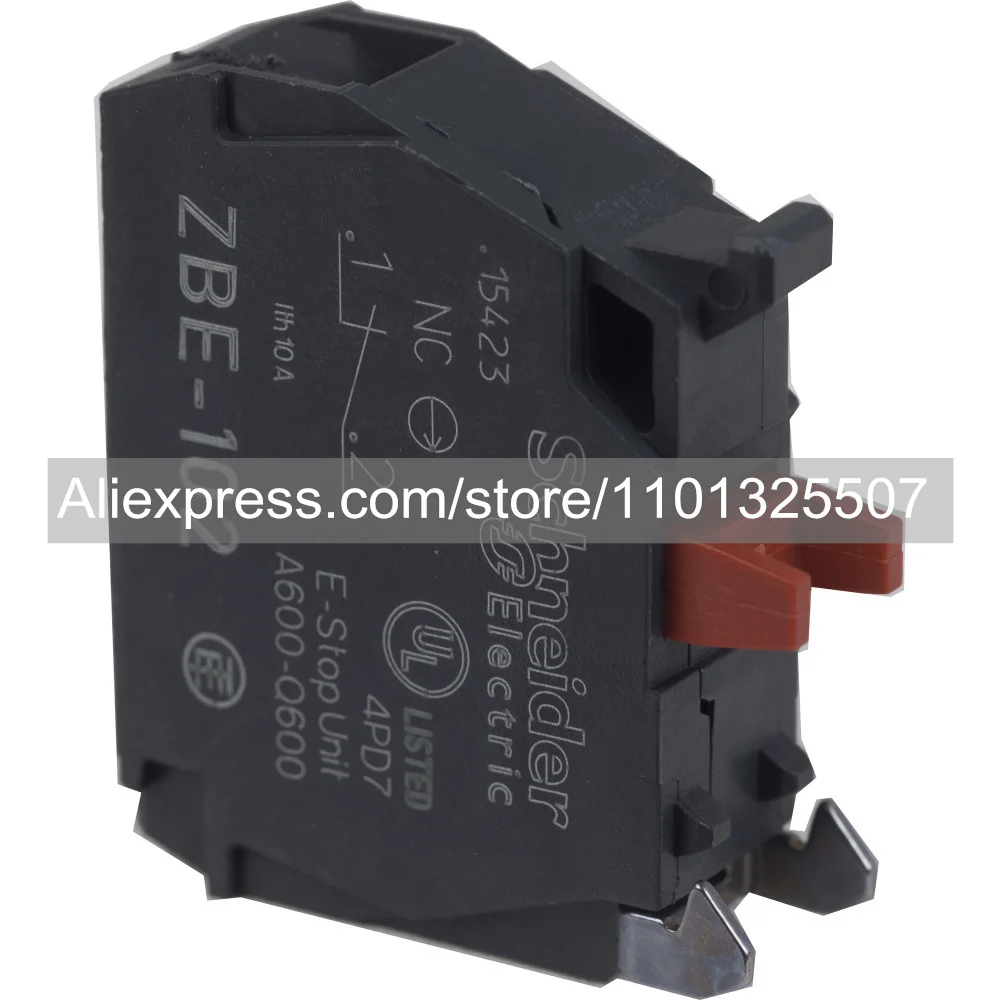 ZBE102 Schneider Electric Harmony XB4, одноконтактный блок, серебряный сплав, винтовой зажим, 1 NC
ZBE102 Schneider Electric Harmony XB4, одноконтактный блок, серебряный сплав, винтовой зажим, 1 NC