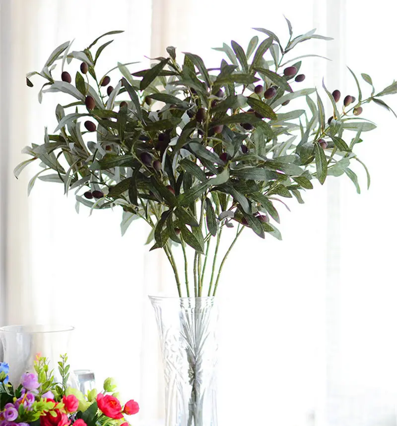 Artificial European Olive Tree Branches with olive fruit leaves for home hotel wedding DIY decoration flowers plants wreath leaf
Artificial European Olive Tree Branches with olive fruit leaves for home hotel wedding DIY decoration flowers plants wreath leaf
