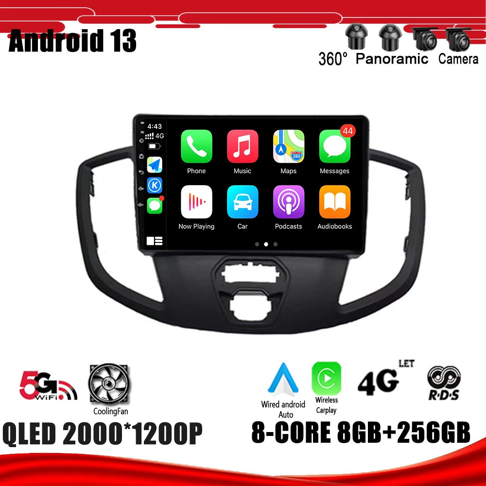 For Ford Transit 2015 Car Radio Multimedia Player Android 13 Navigation GPS DSP Carplay WIFI
For Ford Transit 2015 Car Radio Multimedia Player Android 13 Navigation GPS DSP Carplay WIFI