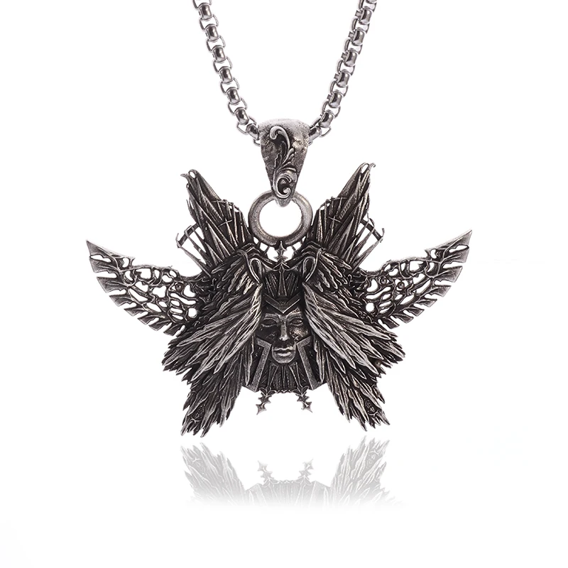 Demon Head Japanese Anime Vintage Accessory for Man and Women Skull Punk Hippie Necklace Sliver Color Jewelry 2023 Fashion Korea
Demon Head Japanese Anime Vintage Accessory for Man and Women Skull Punk Hippie Necklace Sliver Color Jewelry 2023 Fashion Korea