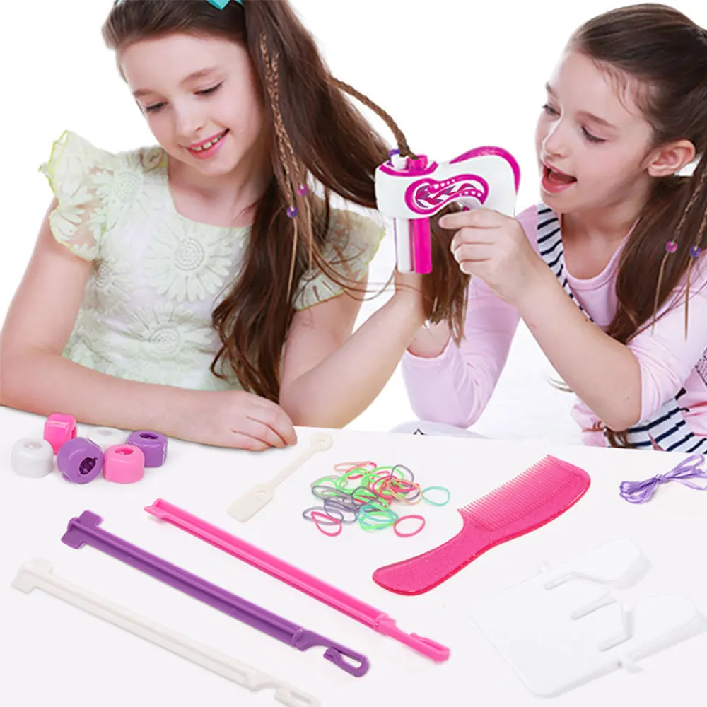 Girl Automatic Hair Braider Electric DIY Weave Machine Toy Twist Knitting Roll Twisted Braiding Styling Tools | Игрушки и хобби