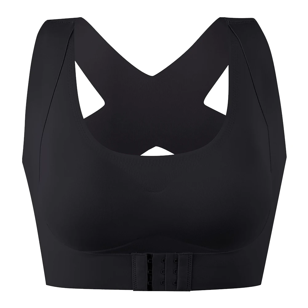 3pcs Seamless Soft Push Up For Women Sports Bra Black Back Support Elastic Posture Corrector Yoga Body Shaper Front Closure
3pcs Seamless Soft Push Up For Women Sports Bra Black Back Support Elastic Posture Corrector Yoga Body Shaper Front Closure