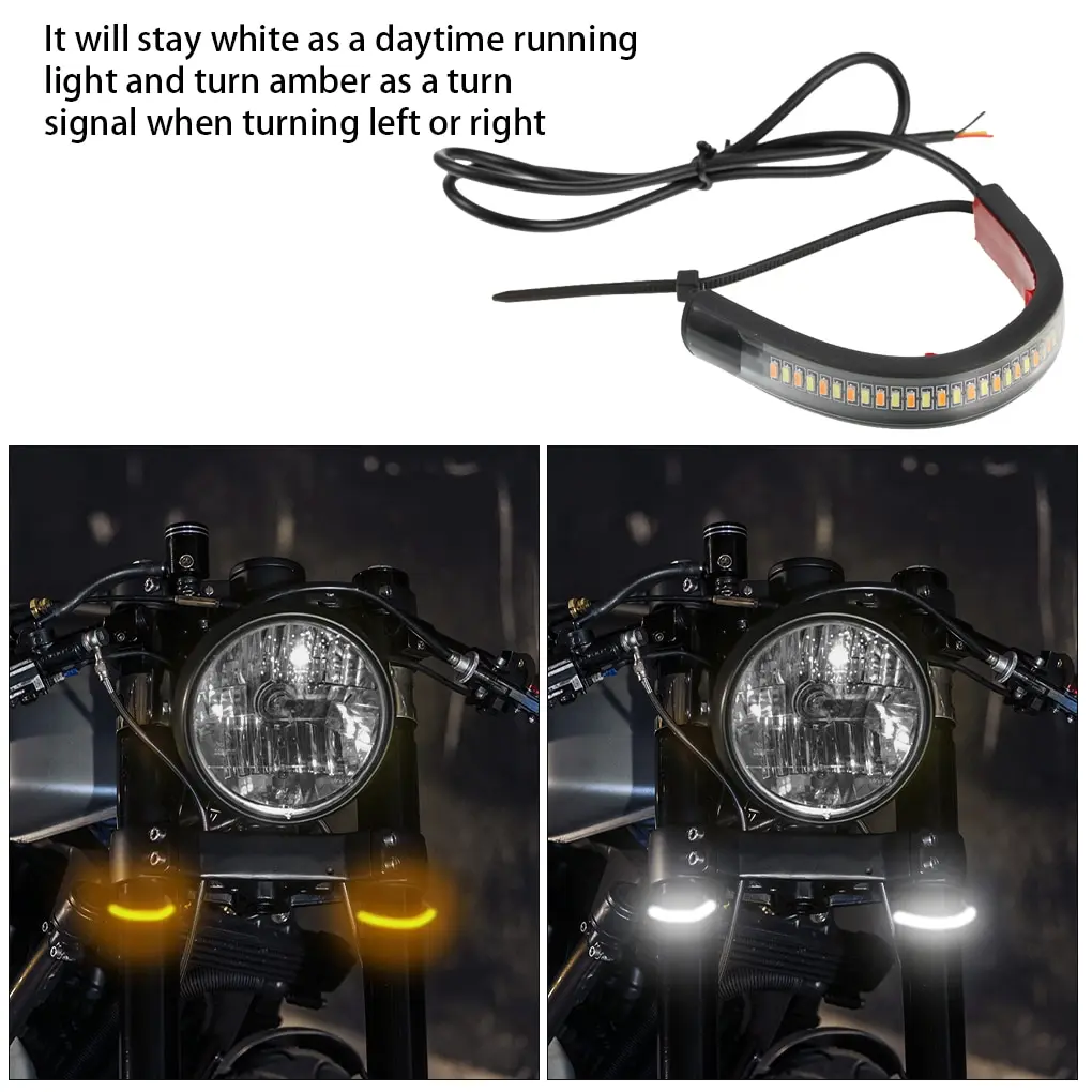 2 Pieces Self Adhesive Motorbike Lamps Strip Motorcycle Lights Turning Signal Safety Lighting Replacement Accessories
2 Pieces Self Adhesive Motorbike Lamps Strip Motorcycle Lights Turning Signal Safety Lighting Replacement Accessories