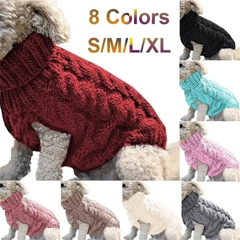 Fashion Small Pet Winter Warm Knitted Sweater Vest Jacket Pet Puppy Clothes Pet Solid Color Twist Knit Warm Clothes S/M/L/XL
Fashion Small Pet Winter Warm Knitted Sweater Vest Jacket Pet Puppy Clothes Pet Solid Color Twist Knit Warm Clothes S/M/L/XL