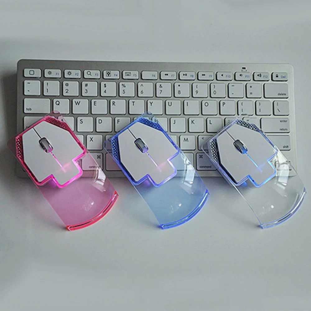 2023 New Creative Ultra-thin Transparent 2.4GHz Wireless Optical Luminous Mouse For PC Laptop Favourite Fashion Best Hot
2023 New Creative Ultra-thin Transparent 2.4GHz Wireless Optical Luminous Mouse For PC Laptop Favourite Fashion Best Hot