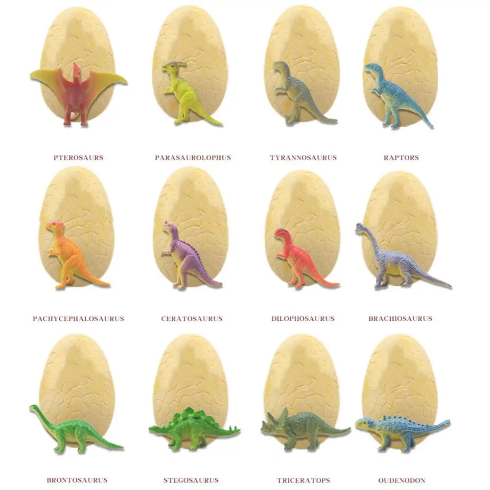 12PCS Plastic Dino Eggs Model Excavation Exploration Toy Set Dinosaur Dig Kit Simulation Dinosaur Model Toys Gift Christmas
12PCS Plastic Dino Eggs Model Excavation Exploration Toy Set Dinosaur Dig Kit Simulation Dinosaur Model Toys Gift Christmas