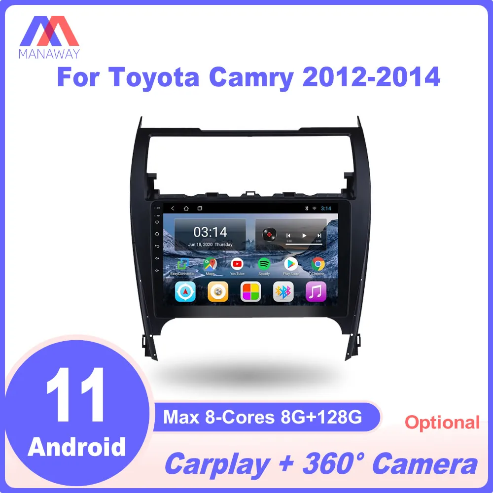 Android 11 For Toyota Camry 2012-2014 DSP CarPlay Car Radio Stereo Multimedia Video MP5 Player Navigation GPS 2 Din
Android 11 For Toyota Camry 2012-2014 DSP CarPlay Car Radio Stereo Multimedia Video MP5 Player Navigation GPS 2 Din