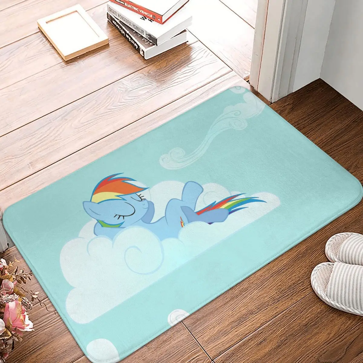 Ponies My Little Pony Anti-Slip Doormat Living Room Mat Rainbow Dash Hallway Carpet Welcome Rug Home Decorative
Ponies My Little Pony Anti-Slip Doormat Living Room Mat Rainbow Dash Hallway Carpet Welcome Rug Home Decorative