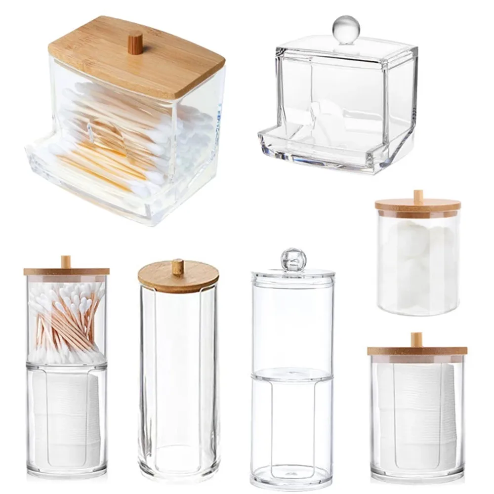 Acrylic Makeup Cotton Pad Organizer Cotton Swab Qtip Container Bathroom Storage Box Cosmetic Makeup Jewelry Organizer
Acrylic Makeup Cotton Pad Organizer Cotton Swab Qtip Container Bathroom Storage Box Cosmetic Makeup Jewelry Organizer