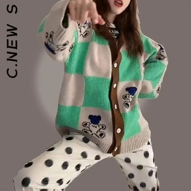 C.New S Women Knitted Cardigan Sweater New Leisure Chic Knit Sweater Sexy Warm Jacket Cheap Women's Coat Female
C.New S Women Knitted Cardigan Sweater New Leisure Chic Knit Sweater Sexy Warm Jacket Cheap Women's Coat Female