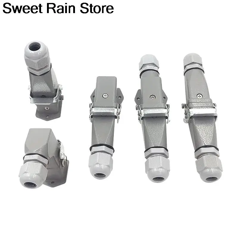 HARDING heavy duty Connectors DHC-HA-003 3pin 4pin 5pin 7pin 10A Industrial plug HQ-005 16A heavy metal rectangular connector
HARDING heavy duty Connectors DHC-HA-003 3pin 4pin 5pin 7pin 10A Industrial plug HQ-005 16A heavy metal rectangular connector
