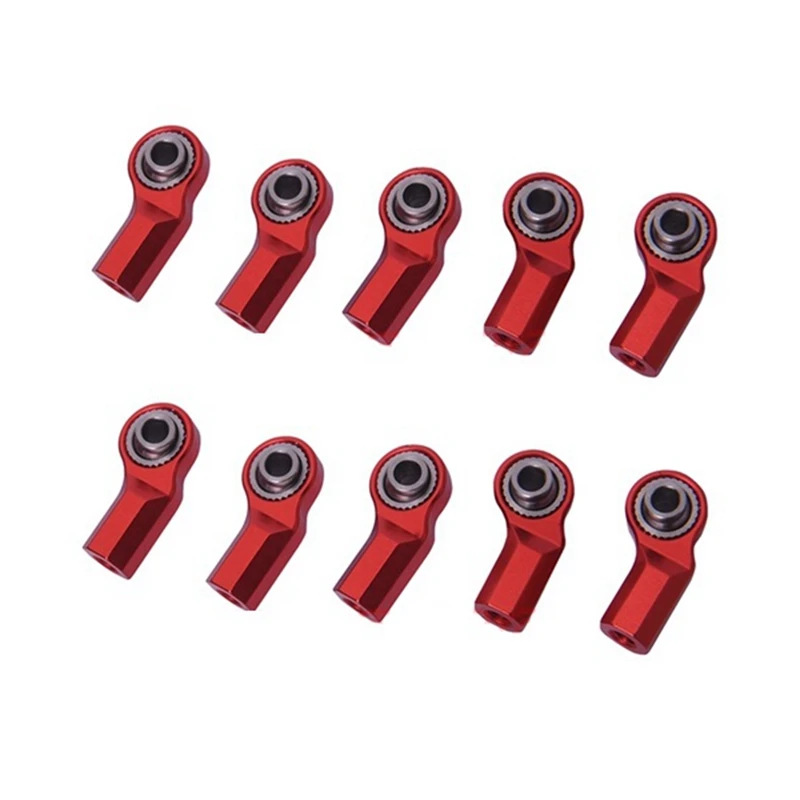 FBIL-10Pcs M4 Full Metal Ball Head Holder Bend Rod End For Axial Scx10 II 90046 TRAXXAS TRX4 1/10 RC Crawler Car Parts
FBIL-10Pcs M4 Full Metal Ball Head Holder Bend Rod End For Axial Scx10 II 90046 TRAXXAS TRX4 1/10 RC Crawler Car Parts