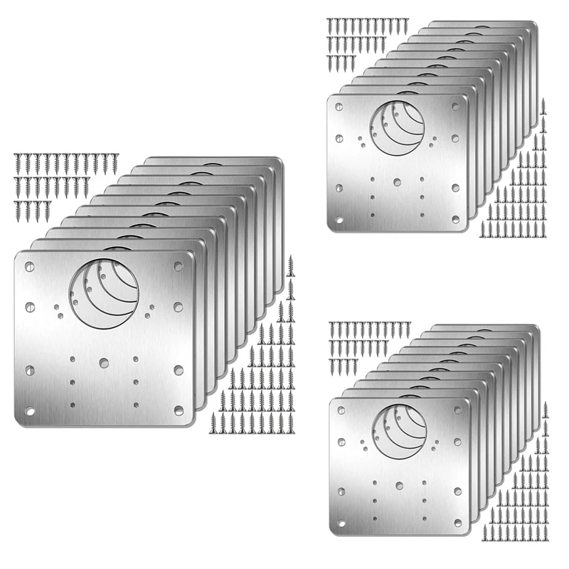 GTBL 30Pcs Cabinet Hinge Repair Plate Kit Kitchen Cupboard Door Hinge Mounting Plate With Holes Flat Fixing Brace Brackets
GTBL 30Pcs Cabinet Hinge Repair Plate Kit Kitchen Cupboard Door Hinge Mounting Plate With Holes Flat Fixing Brace Brackets