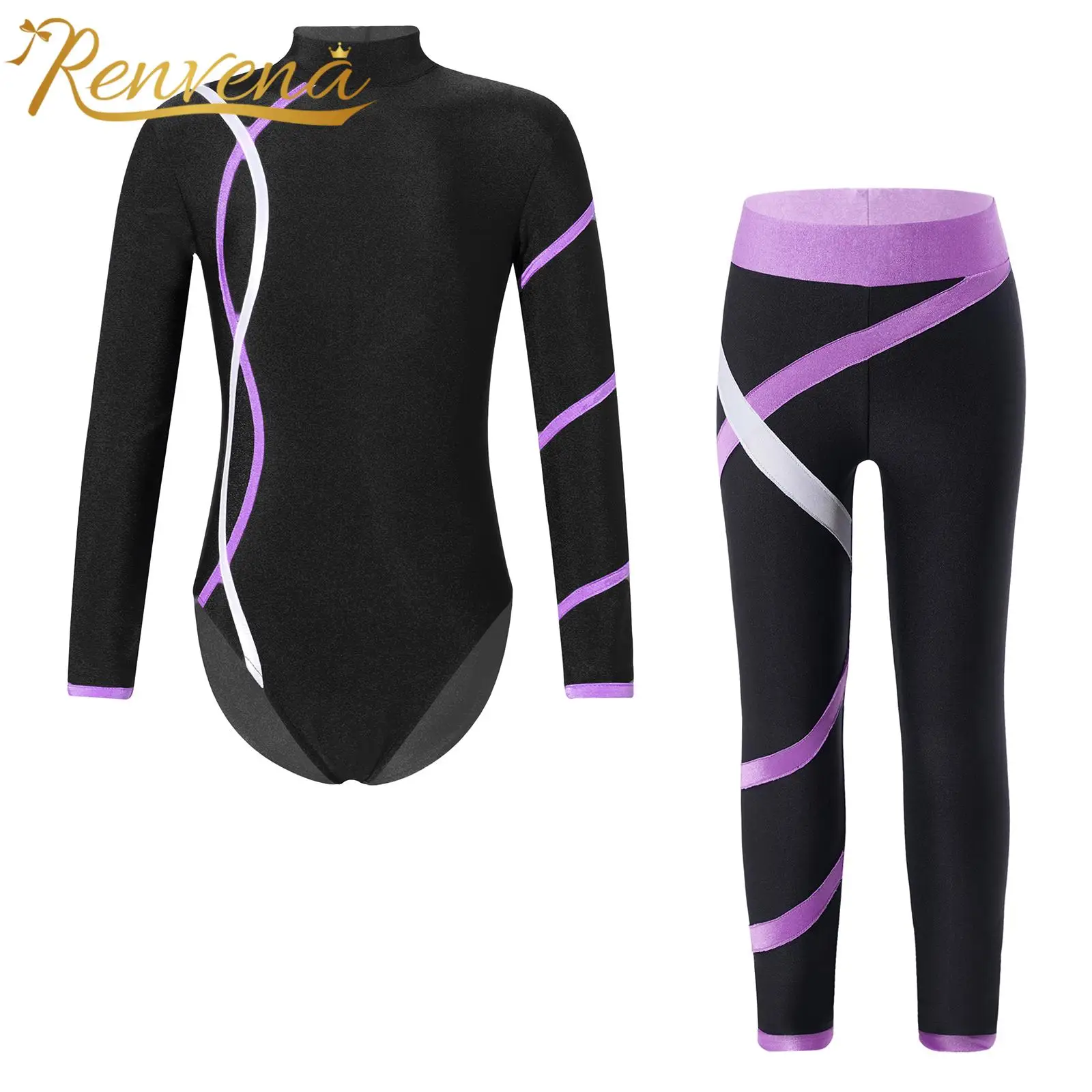 Teens Girl's Ballet Dance Outfits Kids Long Sleeve Gymnastics Leotards with Leggings Dancewear Sets for Yoga Athletic Jumpsuit
Teens Girl's Ballet Dance Outfits Kids Long Sleeve Gymnastics Leotards with Leggings Dancewear Sets for Yoga Athletic Jumpsuit