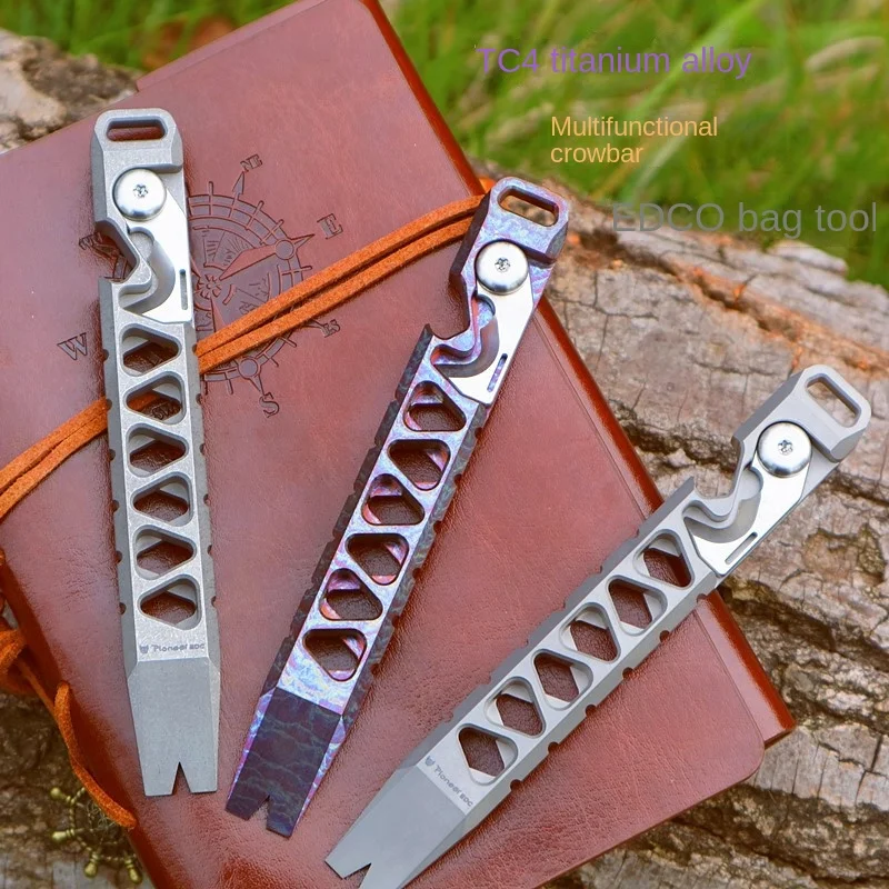 TC4 Многофункциональный эвакуатор из титанового сплава EDC Мини карманный инструмент открывалка для бутылок экстренный эвакуатор резак для выживания 
TC4 Многофункциональный эвакуатор из титанового сплава EDC Мини карманный инструмент открывалка для бутылок экстренный эвакуатор резак для выживания