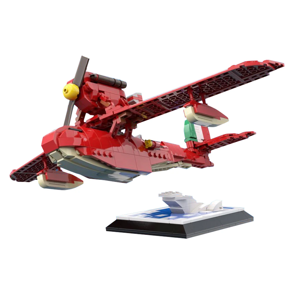 Gobricks MOC Porco Rosso Savoia S21 Bricks Model Microscale Seaplane Building Block Set Educational Toys For Kid Birthday Gift
Gobricks MOC Porco Rosso Savoia S21 Bricks Model Microscale Seaplane Building Block Set Educational Toys For Kid Birthday Gift