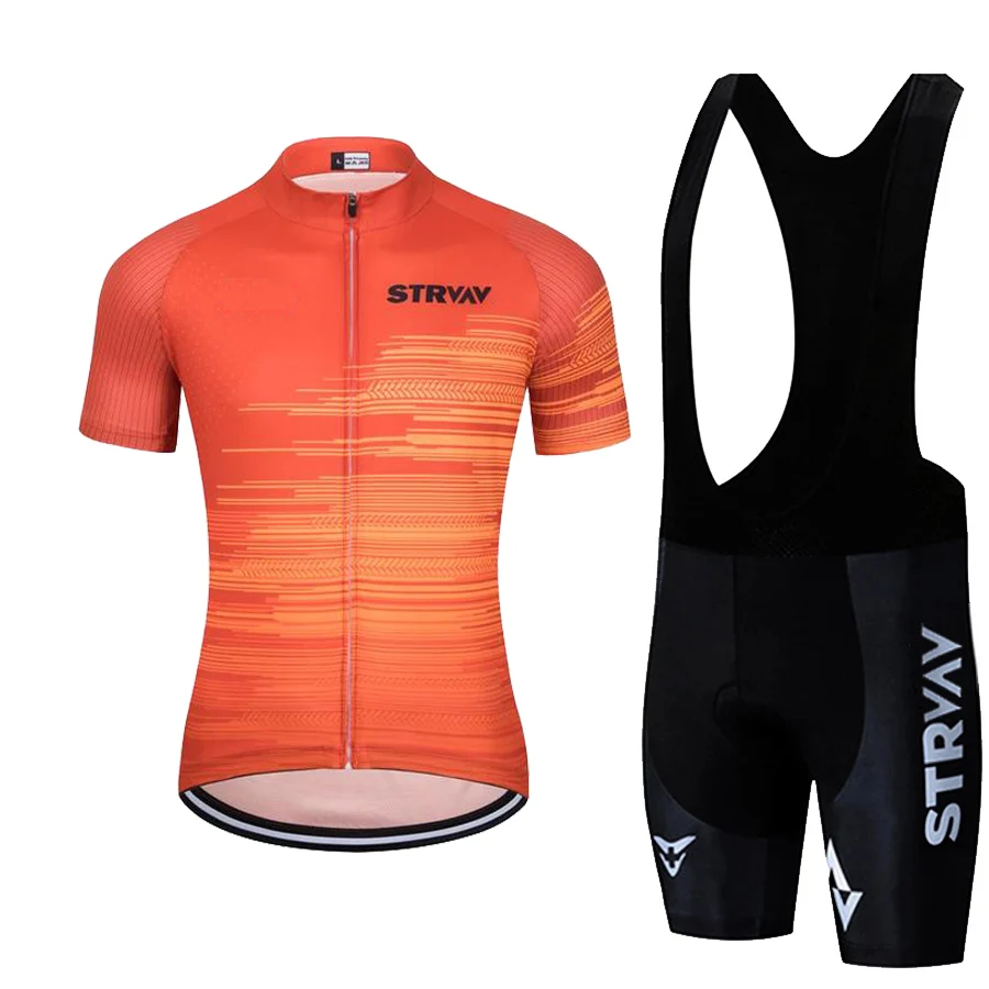 New Pro Cycling Jersey Set Men Bib Shorts Bicycle Short Sleeve Cycling Clothing Bike Maillot Ciclismo Hombre Black Sets For MTB
New Pro Cycling Jersey Set Men Bib Shorts Bicycle Short Sleeve Cycling Clothing Bike Maillot Ciclismo Hombre Black Sets For MTB