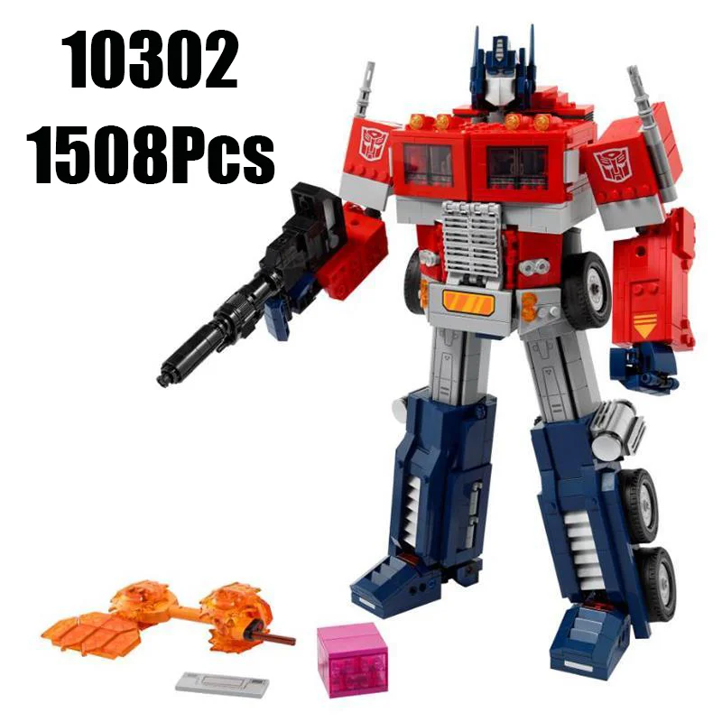 2022 MOC New Assembled Building Blocks 10302 Transformers Optimus Prime 1508 Pieces of High-tech Puzzle Assembled Toy Gift
2022 MOC New Assembled Building Blocks 10302 Transformers Optimus Prime 1508 Pieces of High-tech Puzzle Assembled Toy Gift