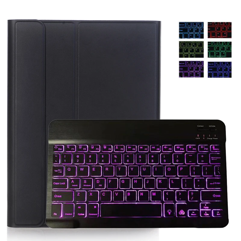 7 Color Backlight Wireless Keyboard Case For Huawei Matepad T10 9.7 PU Leather Cover For Huawei Matepad T10S Keyboard Case
7 Color Backlight Wireless Keyboard Case For Huawei Matepad T10 9.7 PU Leather Cover For Huawei Matepad T10S Keyboard Case