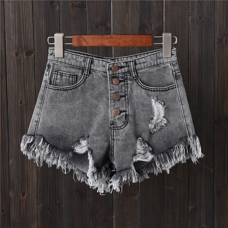 Vintage Ripped Hole Fringe 5 Colors Denim Shorts Women Casual Korean Jeans Shorts 2020 Summer Girl Hot Shorts
Vintage Ripped Hole Fringe 5 Colors Denim Shorts Women Casual Korean Jeans Shorts 2020 Summer Girl Hot Shorts