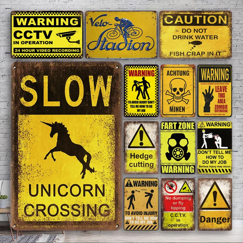 Vintage Danger Metal Poster Tin Sign Retro Warning Metal Plate Signs Shabby Chic Garage Man Cave Home Wall Decor Board Plaques
Vintage Danger Metal Poster Tin Sign Retro Warning Metal Plate Signs Shabby Chic Garage Man Cave Home Wall Decor Board Plaques