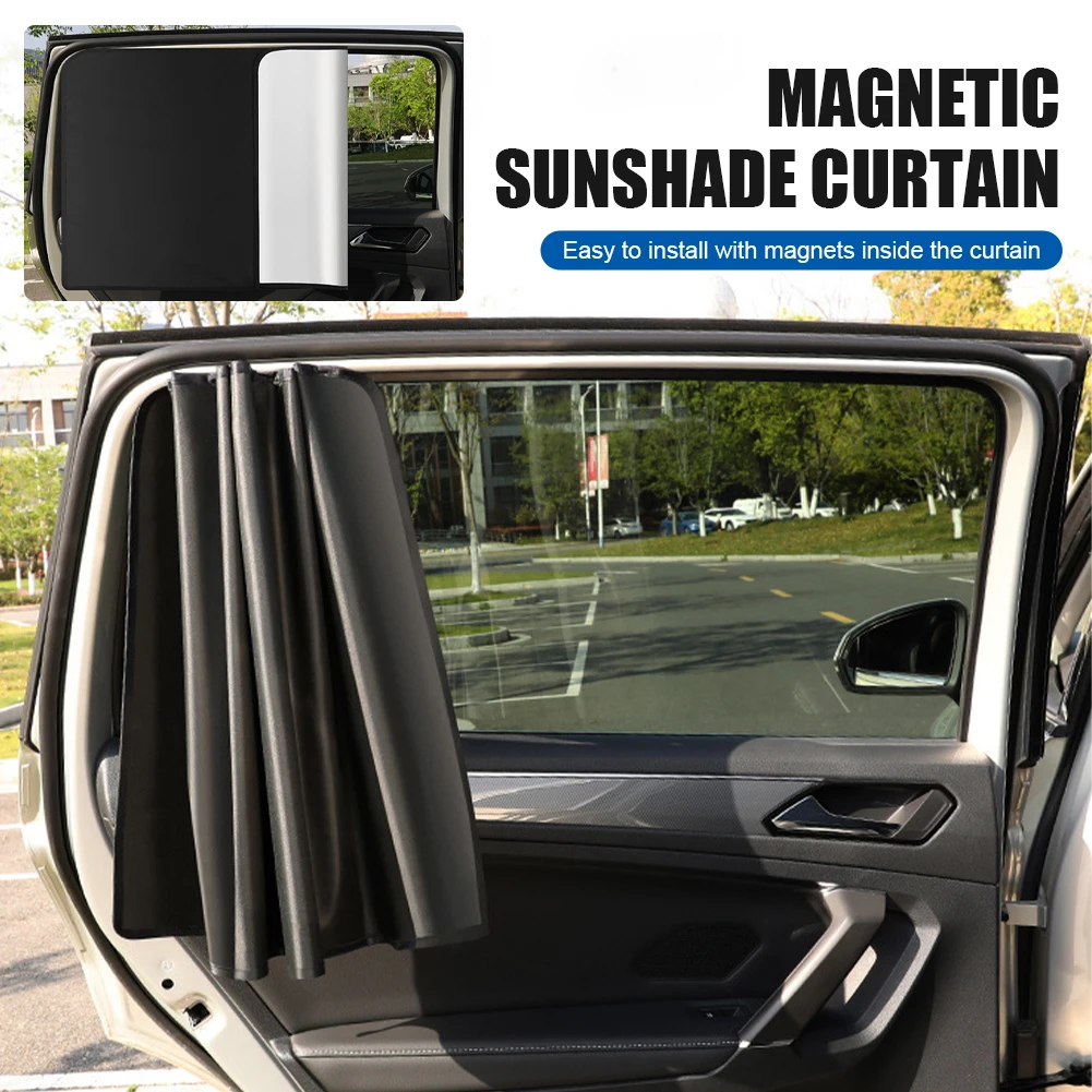 Universal Magnetic Car Sunshade Reflective Silver Cloth Sunscreen Front Rear Window Shade Cover Summer Window Curtain Sun Visor
Universal Magnetic Car Sunshade Reflective Silver Cloth Sunscreen Front Rear Window Shade Cover Summer Window Curtain Sun Visor