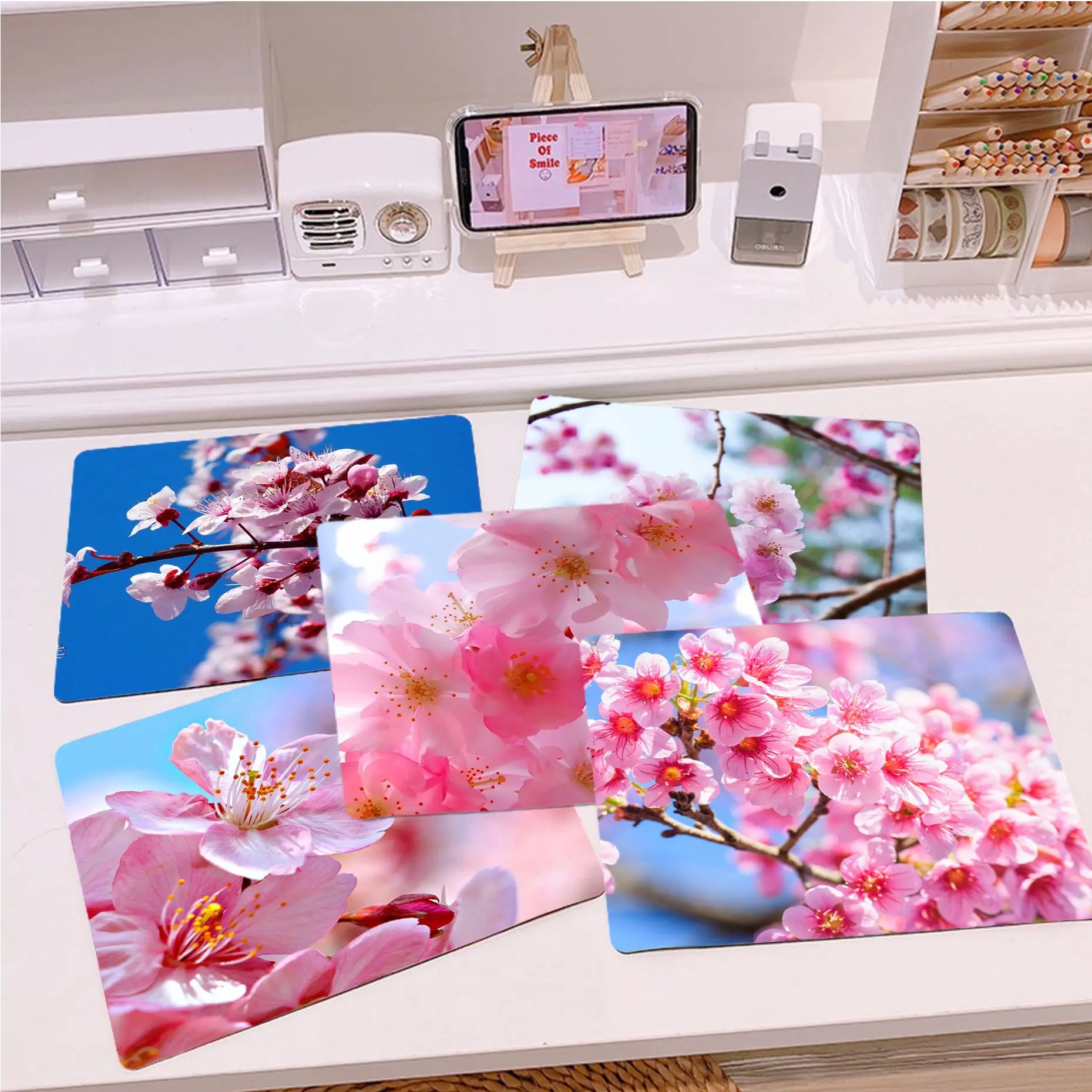 Cherry Flower Non-slip Lockedge Office Computer Desk Mat Table Keyboard Big Mouse Pad Laptop Cushion Non-slip Desktop Mat
Cherry Flower Non-slip Lockedge Office Computer Desk Mat Table Keyboard Big Mouse Pad Laptop Cushion Non-slip Desktop Mat