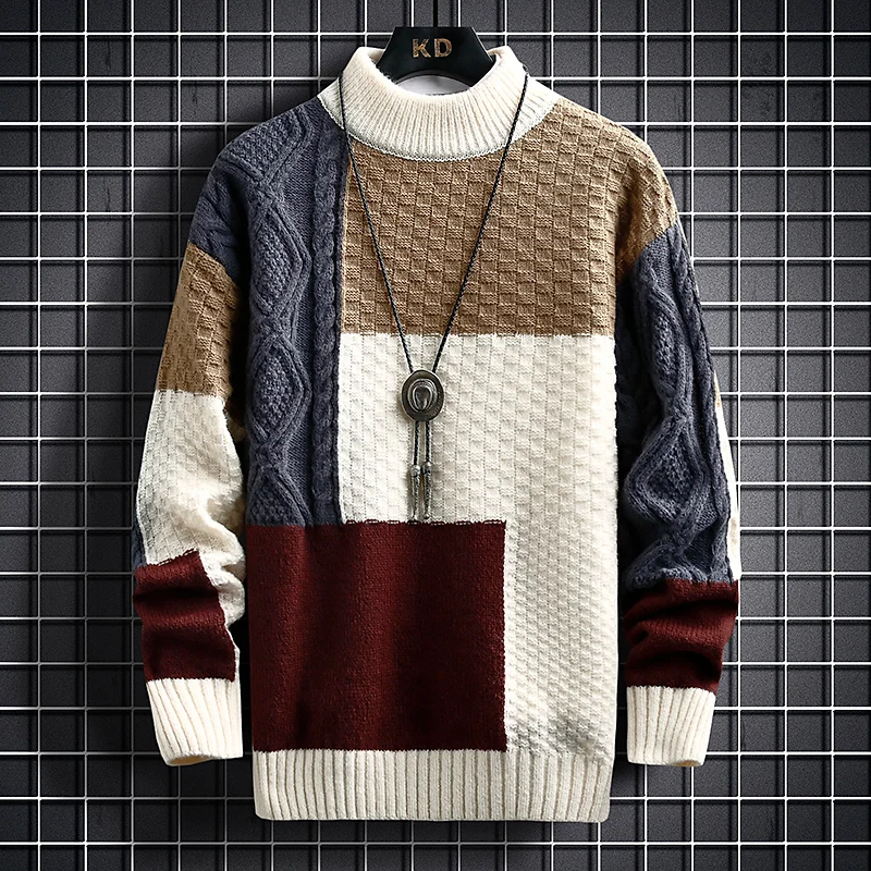 2022 New Sweater Men's Autumn and Winter Japanese Thickening Stitching Korean Casual Trend Sweater Bottoming Sweater Men
2022 New Sweater Men's Autumn and Winter Japanese Thickening Stitching Korean Casual Trend Sweater Bottoming Sweater Men