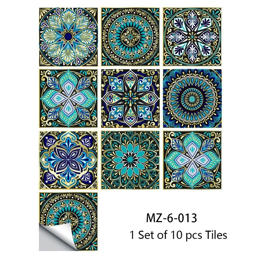 10Pcs Mandala Pattern Tiles Wall Stickers For Kitchen Bathroom Wardrobe Decoration Self Adheive Transfer Sticker Wall Decor 10cm
10Pcs Mandala Pattern Tiles Wall Stickers For Kitchen Bathroom Wardrobe Decoration Self Adheive Transfer Sticker Wall Decor 10cm