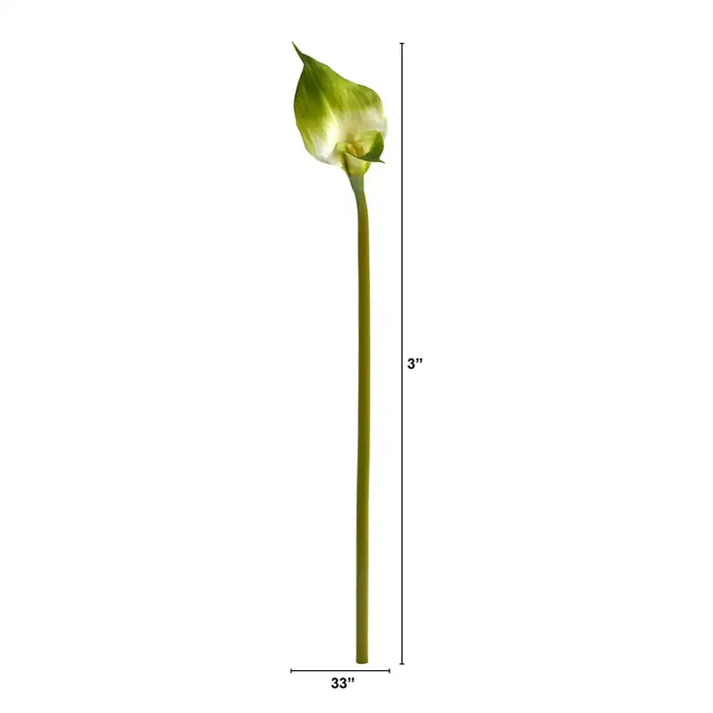 Color & Fragrant Fragrant White Calla Lily Artificial Flower (Set of 4), Colorful and Realistic Fake Flower for Home Decoration.
Color & Fragrant Fragrant White Calla Lily Artificial Flower (Set of 4), Colorful and Realistic Fake Flower for Home Decoration.