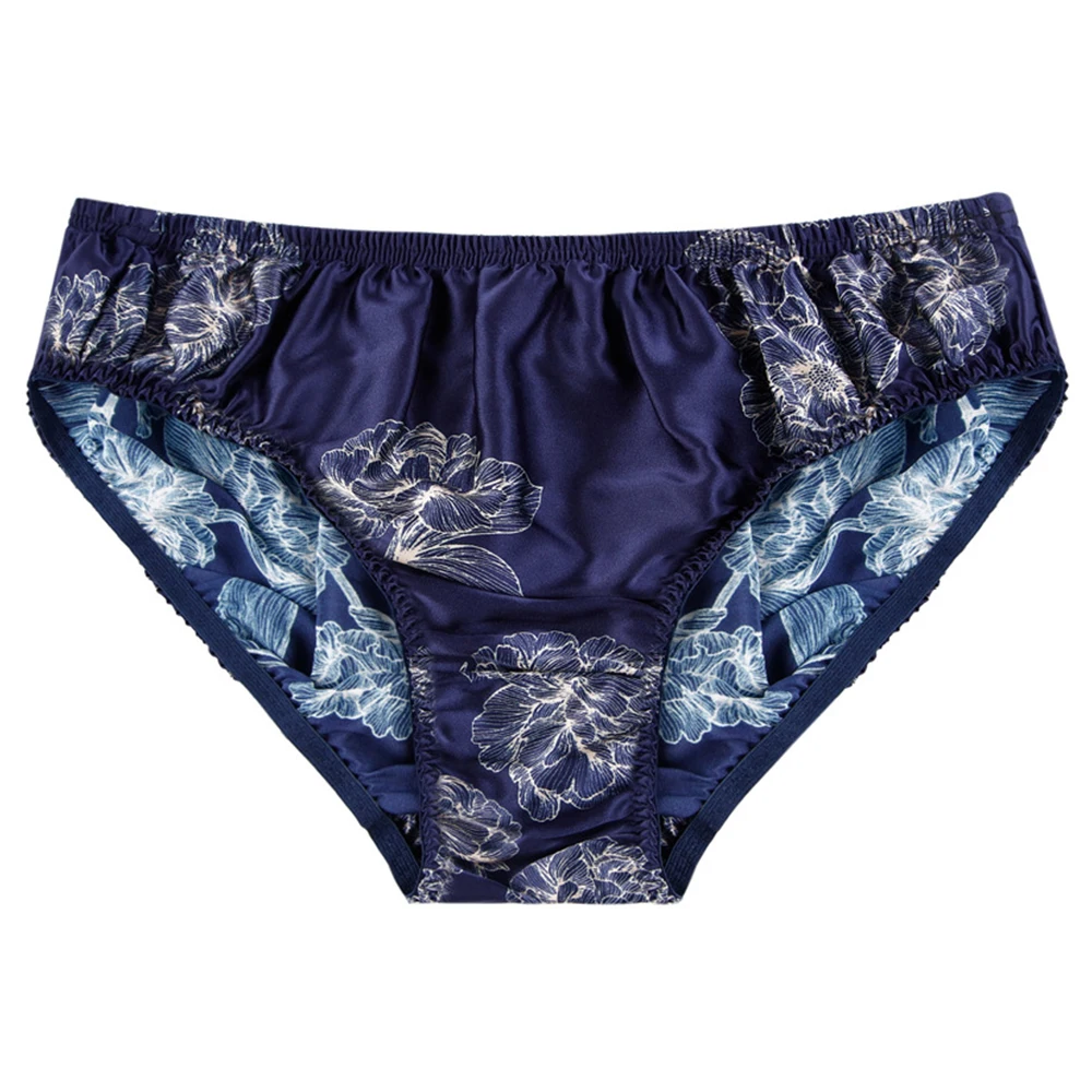 100% Silk Underwear For Man Printed Panties Comfortable Smooth Briefs Low-Waist Underpants Male Sexy Soft Panties
100% Silk Underwear For Man Printed Panties Comfortable Smooth Briefs Low-Waist Underpants Male Sexy Soft Panties