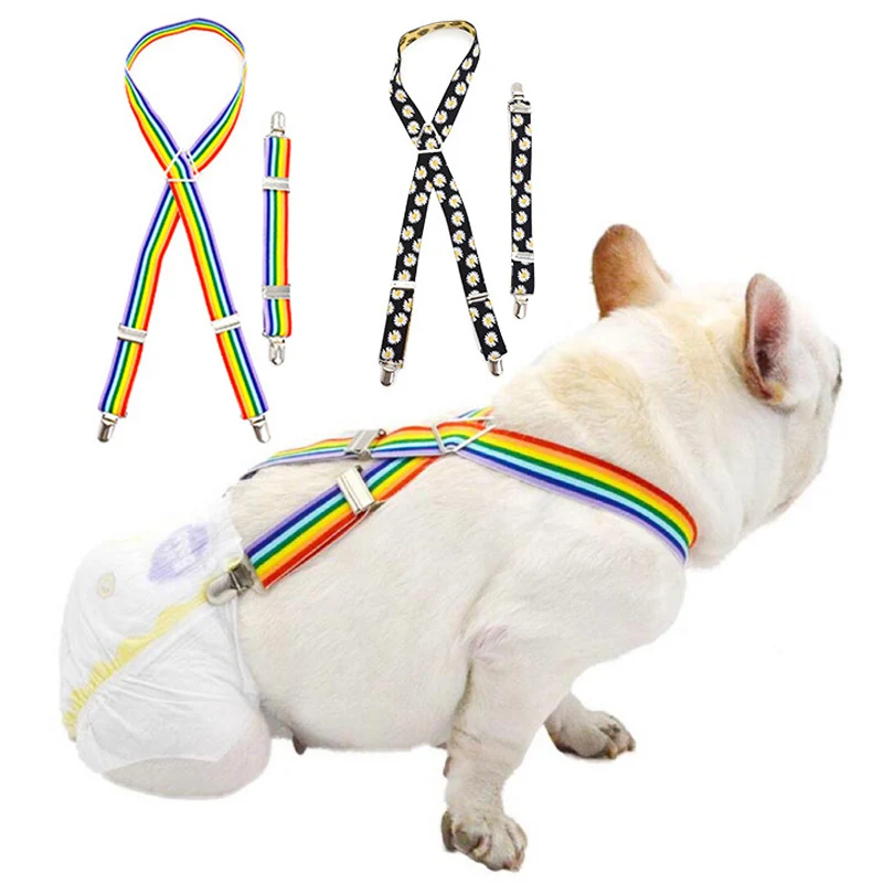 Подтяжки для питомцев Rainbow Dog Одежда подгузники штаны юбка повязки на живот