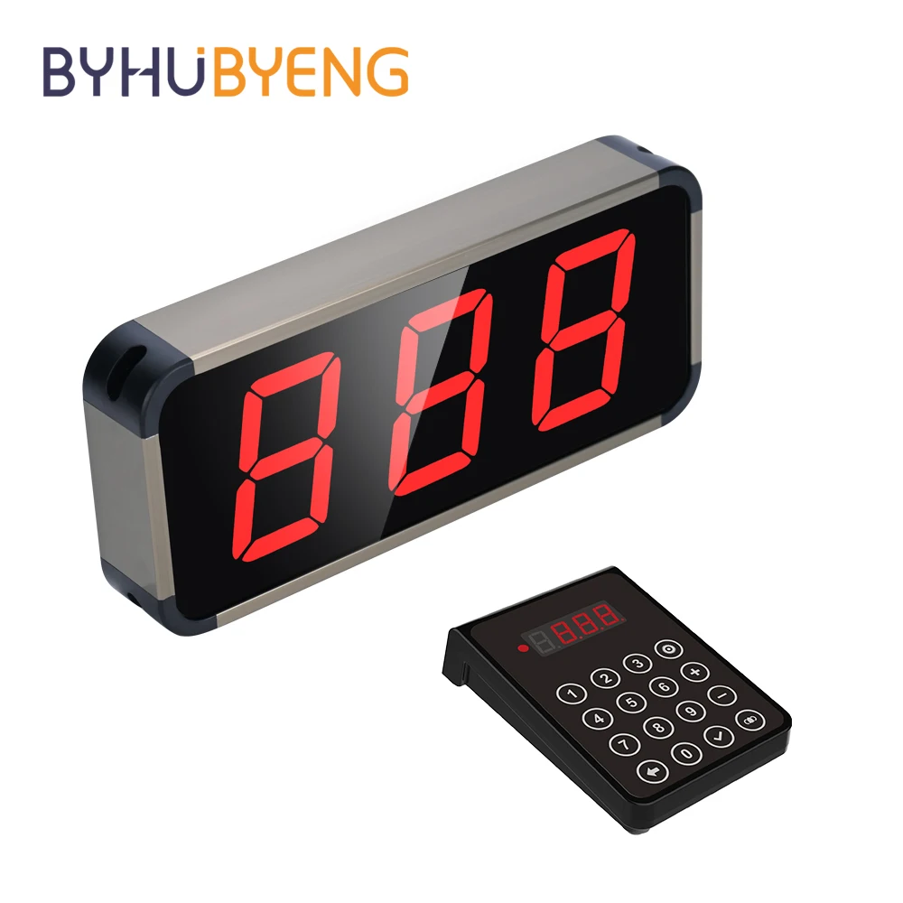BYHUBYENG Number Calling System Wireless Restaurant Pager Queue Management System Business Wireless Keyboard Calling
BYHUBYENG Number Calling System Wireless Restaurant Pager Queue Management System Business Wireless Keyboard Calling