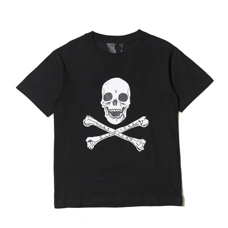 VLONE male/female couple casual fashion trend high street sports loose HIP-HOP100% cotton skull print round neck T-shirt 602
VLONE male/female couple casual fashion trend high street sports loose HIP-HOP100% cotton skull print round neck T-shirt 602