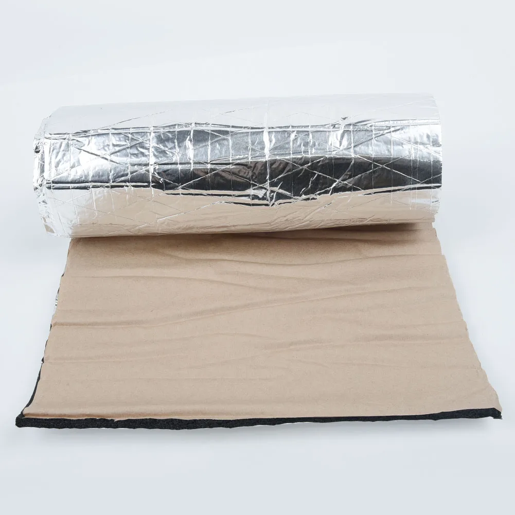 1pc Car Soundproof Deadening Mat Firewall Insulation Audio Noise Insulator Pad Silver For Recording Insulation Room 25cm*50cm
1pc Car Soundproof Deadening Mat Firewall Insulation Audio Noise Insulator Pad Silver For Recording Insulation Room 25cm*50cm