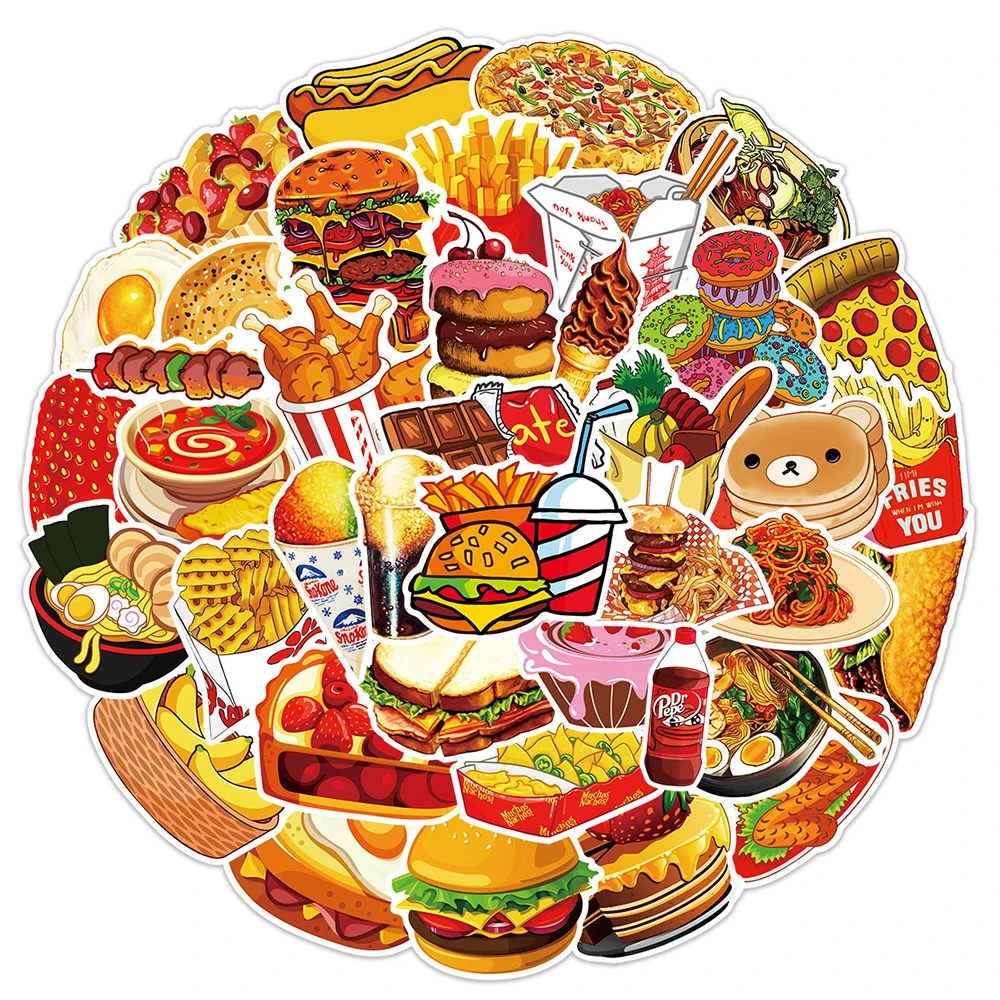 10/30/50PCS Cute Food Sticker Cartoon Decal DIY Skateboard Laptop Guitar Phone Luggage Car Helmet Cool Sticker For Kid Toy Gift
10/30/50PCS Cute Food Sticker Cartoon Decal DIY Skateboard Laptop Guitar Phone Luggage Car Helmet Cool Sticker For Kid Toy Gift