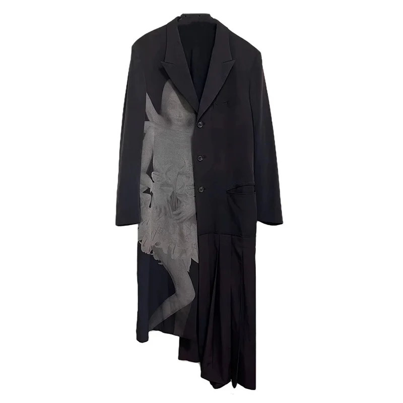 Yohji Yamamoto 22AW осенне-зимняя Новая ветровка средней длины в темном стиле с принтом для мужчин и женщин
Yohji Yamamoto 22AW осенне-зимняя Новая ветровка средней длины в темном стиле с принтом для мужчин и женщин