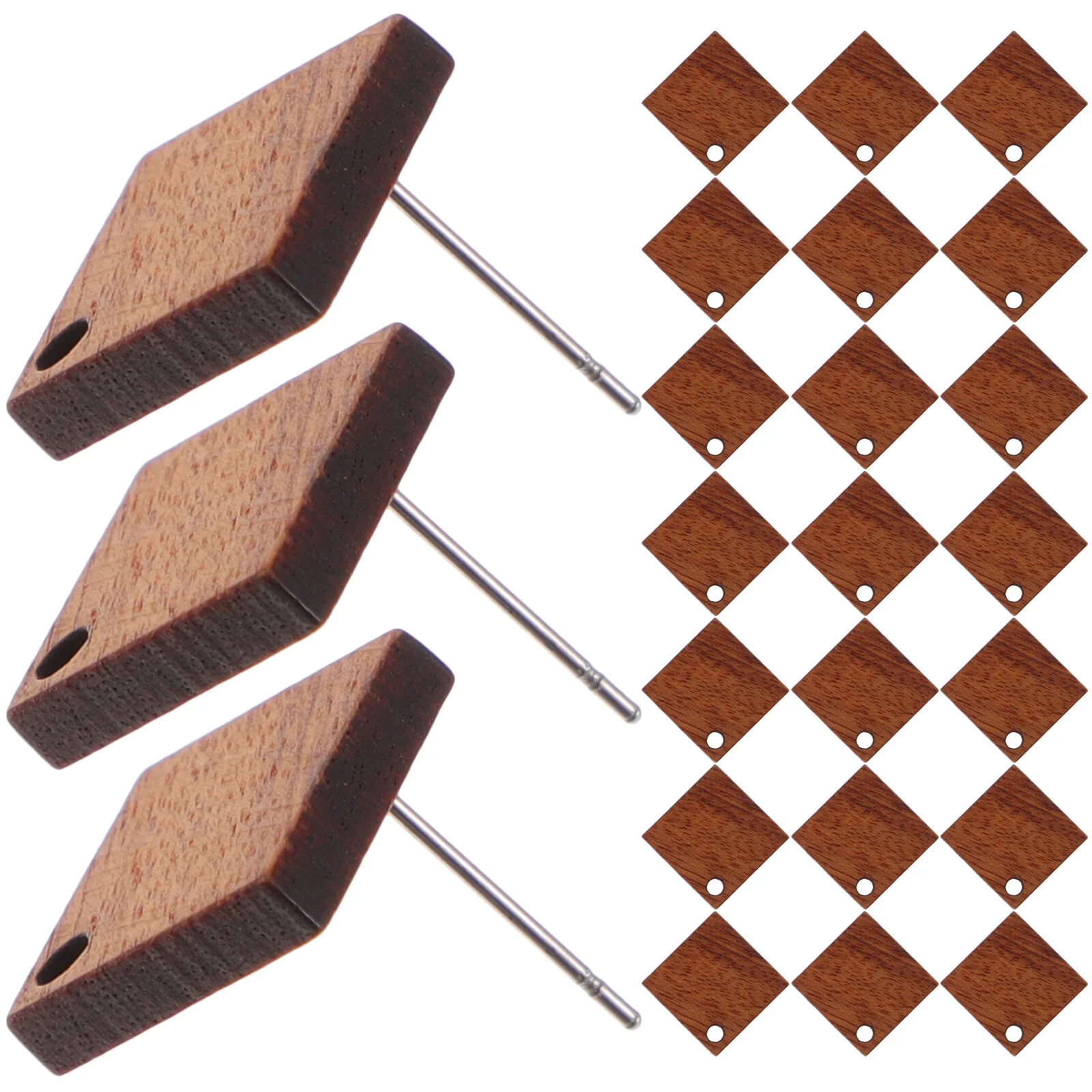 30 Pcs Lugs For Women Fashion Creative Accessories Flat DIY Posts Stud Wood Material Findings Miss Jewelry Making
30 Pcs Lugs For Women Fashion Creative Accessories Flat DIY Posts Stud Wood Material Findings Miss Jewelry Making